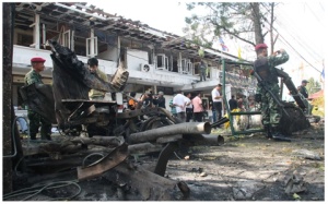 Car bomb meant to attack defence volunteers