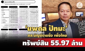 55 ล้าน! ทรัพย์สิน 'นพดล ปัทมะ' สส.บัญชีรายชื่อ เพื่อไทย รายได้ 2.8 ล./ปี