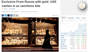 ส่องคดีทุจริตโลก:เส้นทางทองคำ แสน ล.จาก 'รัสเซีย' สู่ UAE หลบมาตรการคว่ำบาตรตะวันตก