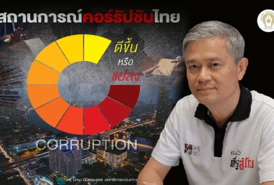 มานะ นิมิตรมงคล : สถานการณ์คอร์รัปชันไทย ปี 2565 ดีขึ้นหรือแย่ลง?
