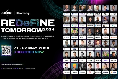 SCB10X จับมือ Bloomberg เปิดเวที Virtual Summit “REDeFiNE TOMORROW 2024”ปีที่5