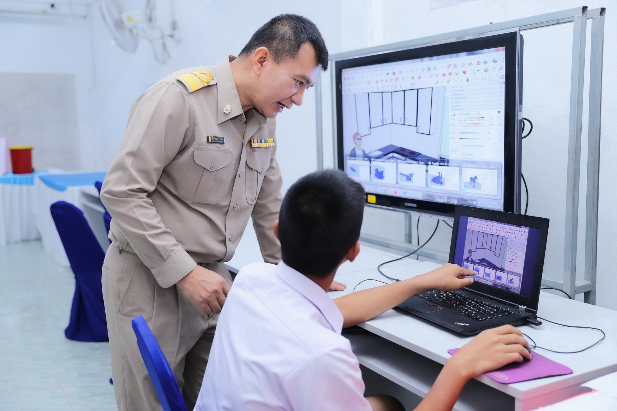 10.AI Lab ประกอบด้วยเครื่องมือและอุปกรณ์ครบครั