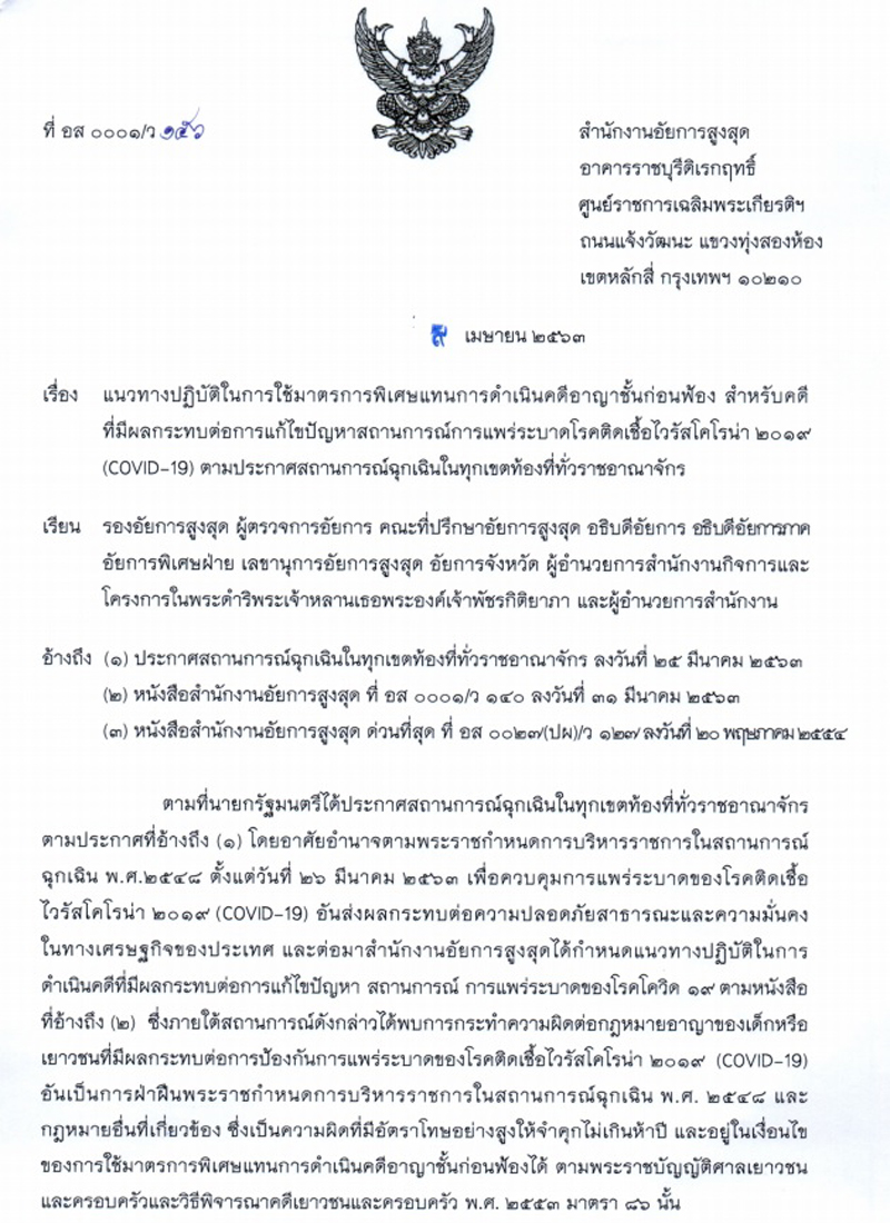 PIC อัยการมาตรการพิเศษแทนฟ้องเด็ก 1