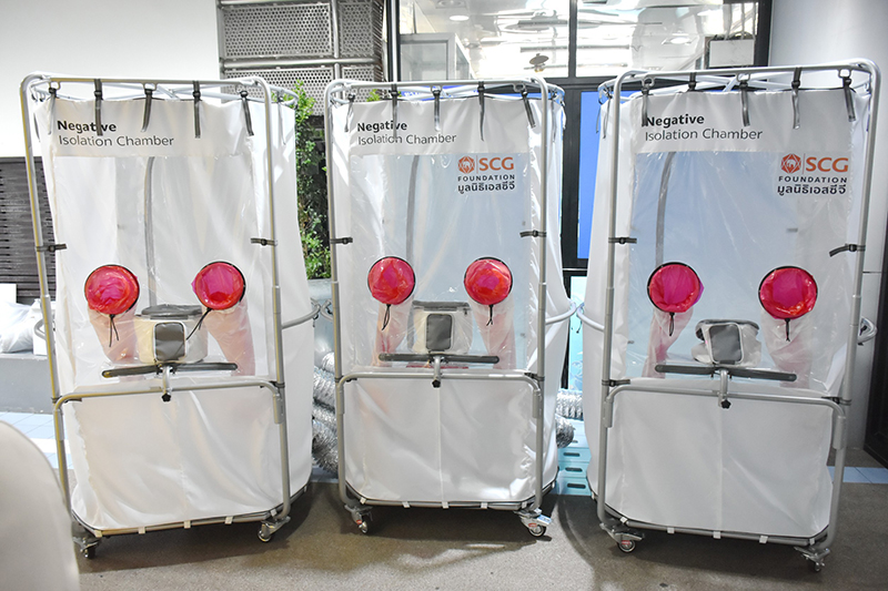 2 ห้องตรวจเชื้อความดันลบแบบเคลื่อนที่