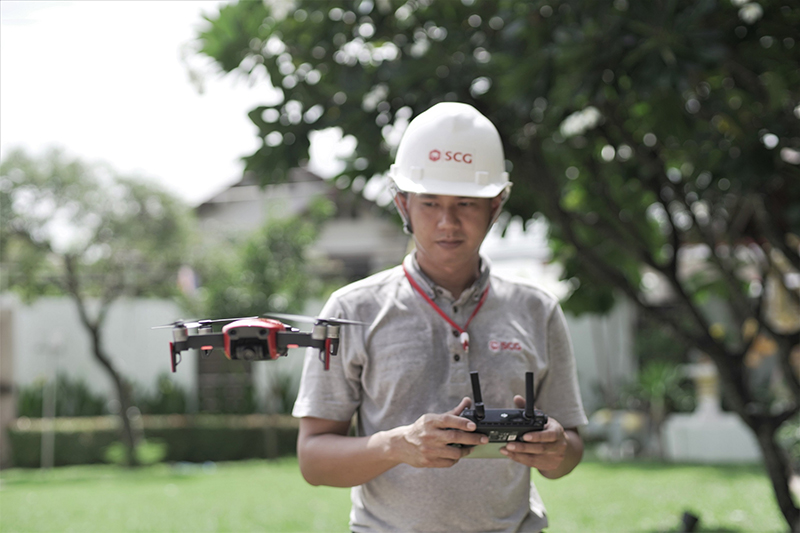 6 บริการบินโดรนสำรวจหลังคา