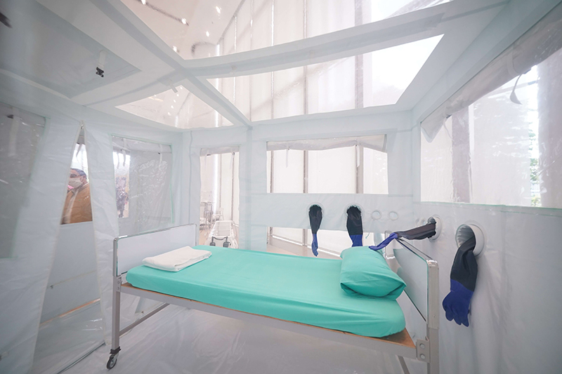 7 ห้องแยกป้องกันเชื้อความดันลบแบบเคลื่อนที่