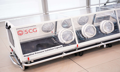 8 แคปซูลเคลื่อนย้ายผู้ป่วยความดันลบ