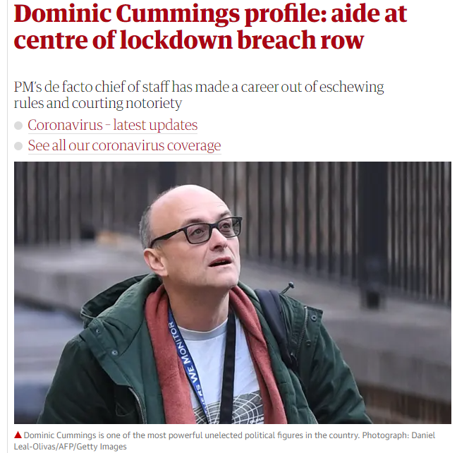 Dominic Cummings profile: aide at centre of lockdown breach row ...