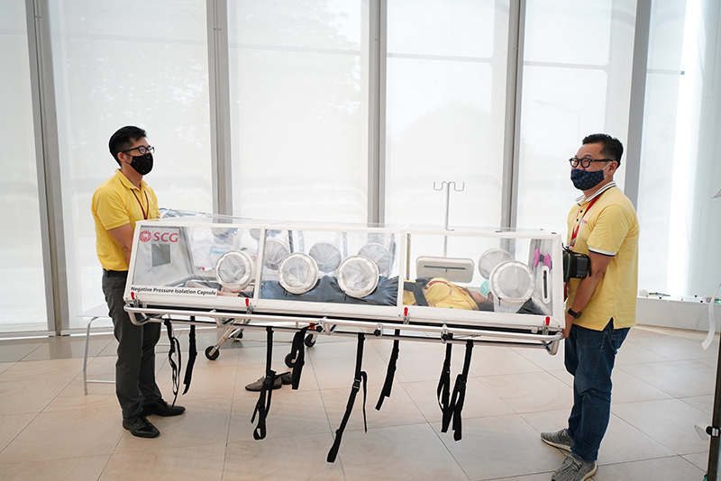 2 4 แคปซูลเคลื่อนย้ายผู้ป่วยความดันลบ