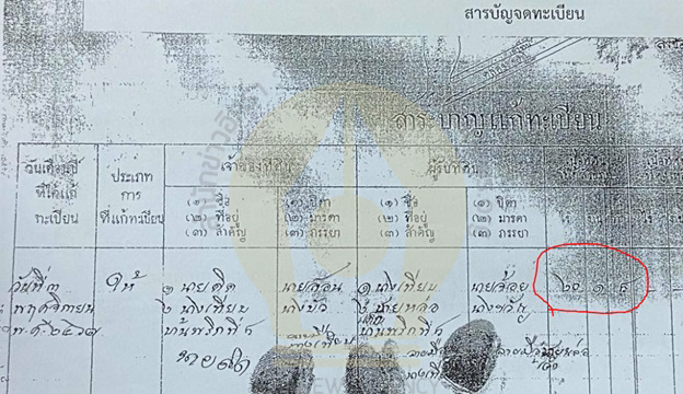 PIC รายงานที่ดินยายโตล่าสุด 2