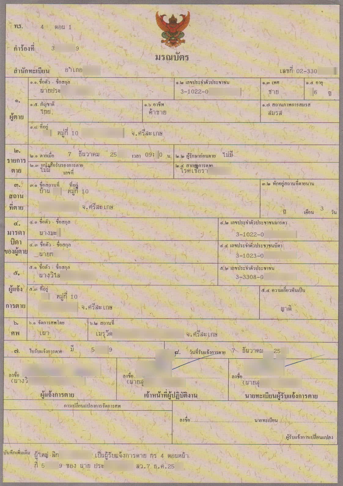 มรณบัตร HD ok