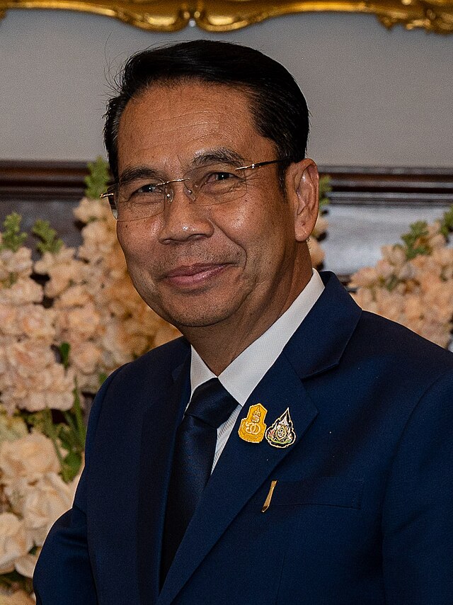 Adm. John C. Aquilino, Commander of U.S. Indo-Pacific Command, meets with Thai Minister of Defence Sutin Klungsang in Bangkok on Jan. 19, 2024, during a trip to Thailand to meet with senior military and civilian leaders. The visit not only showcased strategic alignment and initiatives, but also highlighted the deep appreciation and strength within the U.S.-Thai relationship, which dates back to 1833. USINDOPACOM is committed to enhancing stability in the Indo-Pacific region by promoting security cooperation, encouraging peaceful development, responding to contingencies, deterring aggression and, when necessary, fighting to win. (U.S. Navy photo by Chief Mass Communication Specialist Shannon M. Smith)
