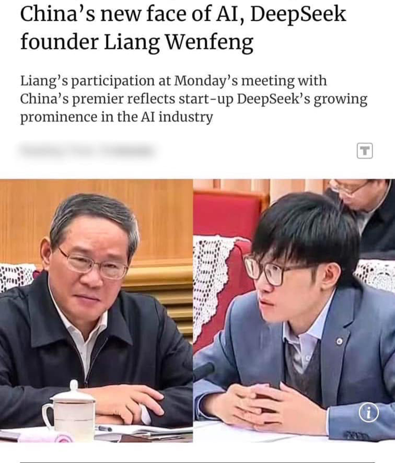 Liang Wenfeng 29 01 2