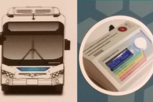 โชว์ 2 เทคโนโลยี “รถโดยสารไมโครบัสไฟฟ้า-ระบบเซนเซอร์วัดค่าฝุ่น” แก้ PM2.5