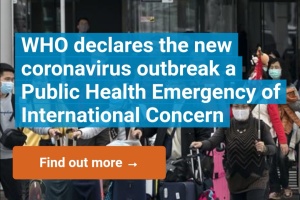 WHO ประกาศให้การติดเชื้อไวรัสโคโรน่า  เป็นภาวะฉุกเฉินด้านสาธารณสุข-ยอดเสียชีวิตพุ่ง 213