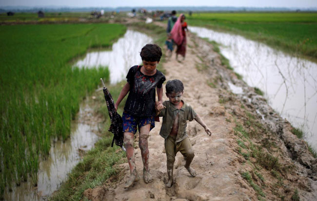 rohingya children 150917