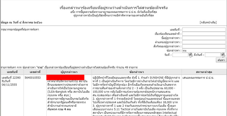 PIC สถานะคด 1