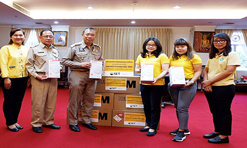 มอบหนากากอนามยพะเยา